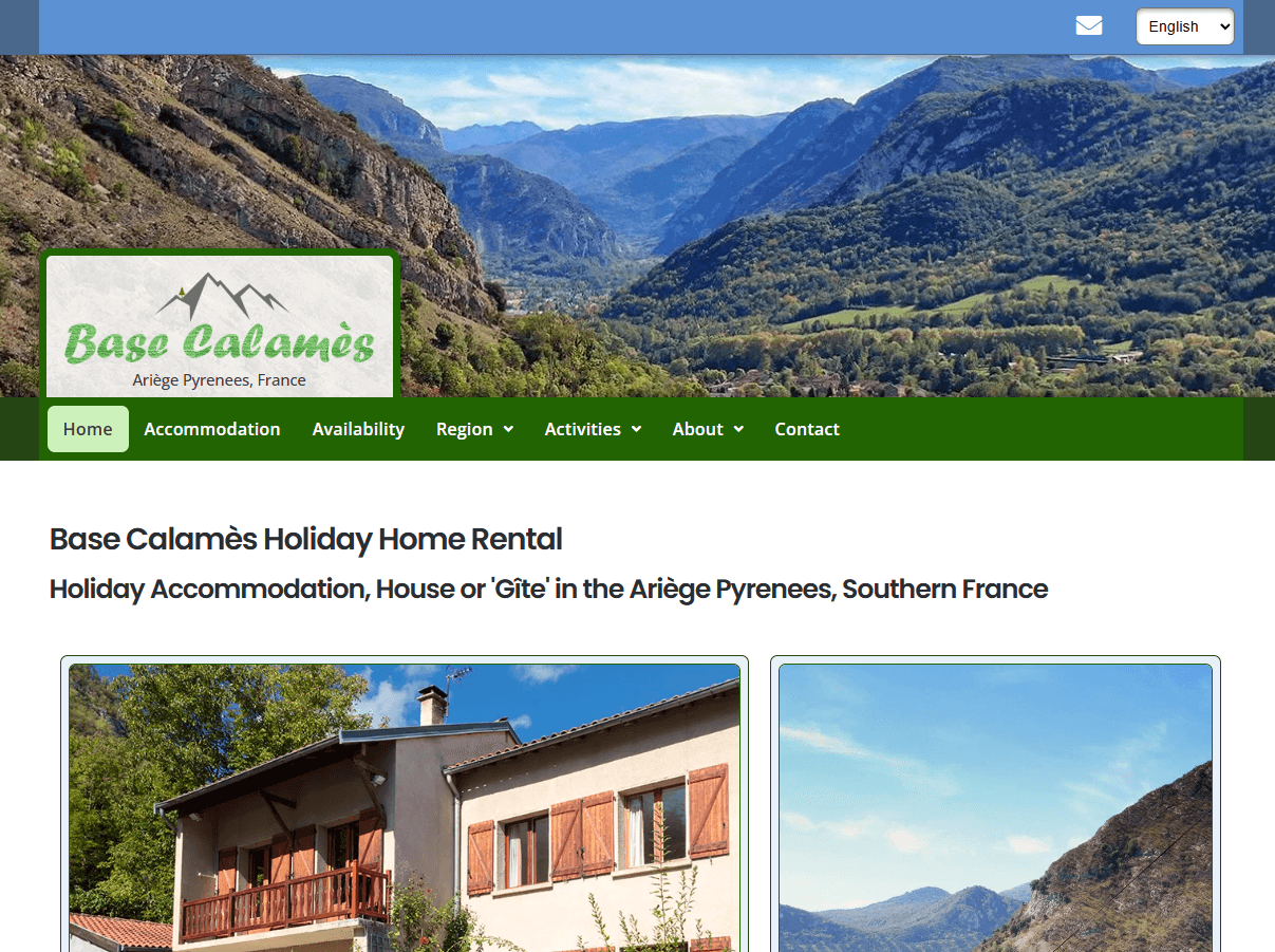 Base Calames Website Design by Matt Phillips