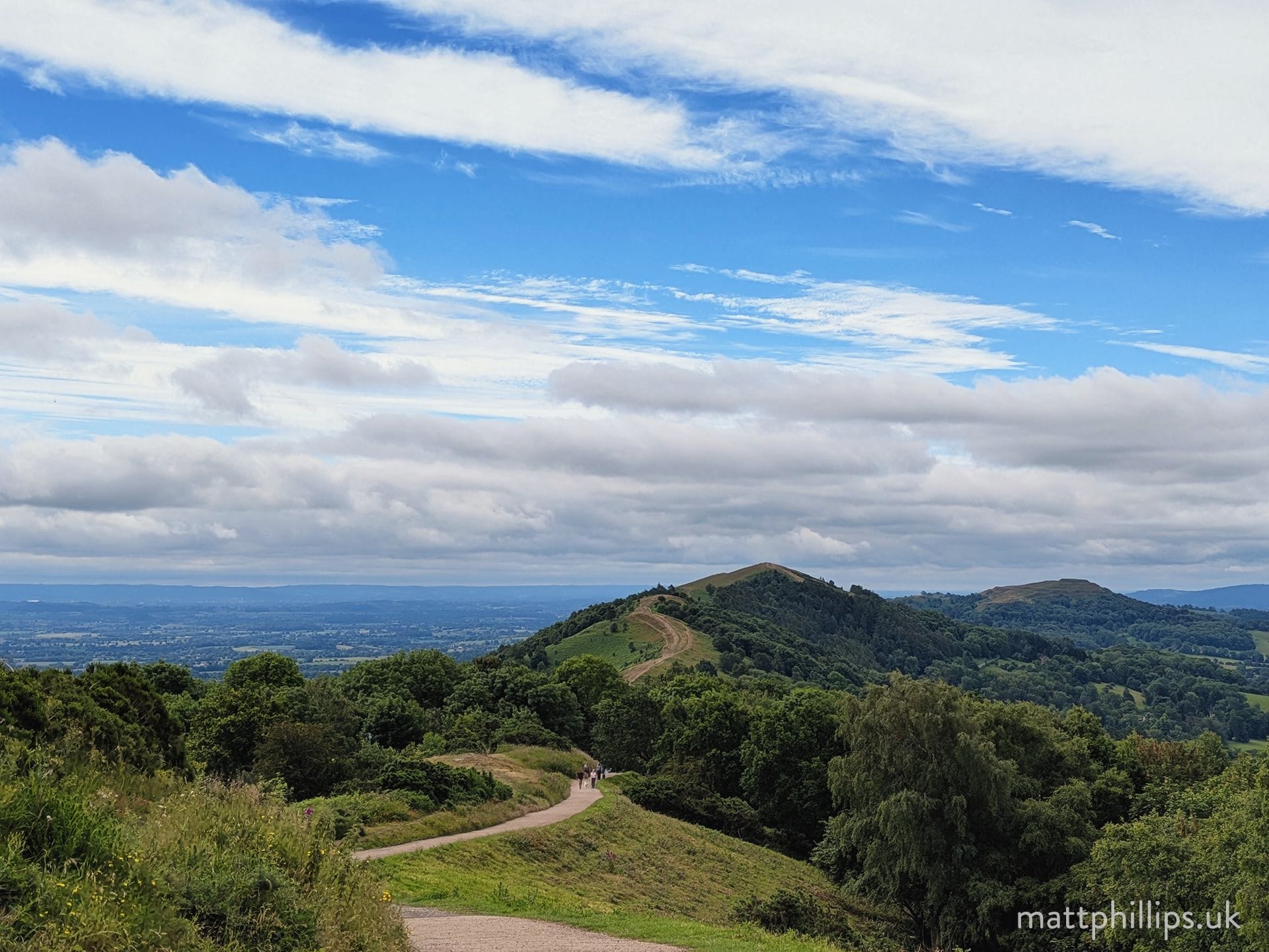The Malvern Hills in Worcestershire